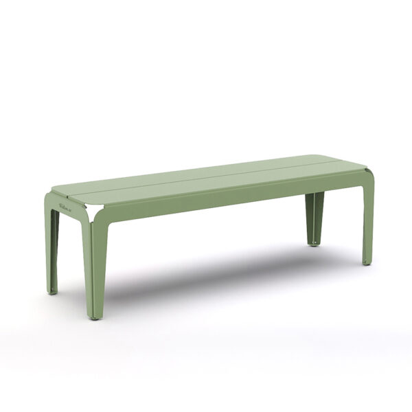 Bended Bench, pale green, Weltevree